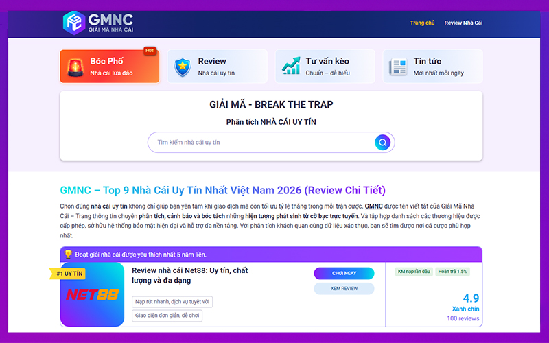 Quy trình liên hệ GMNC được đội ngũ chuyên môn kiểm chứng